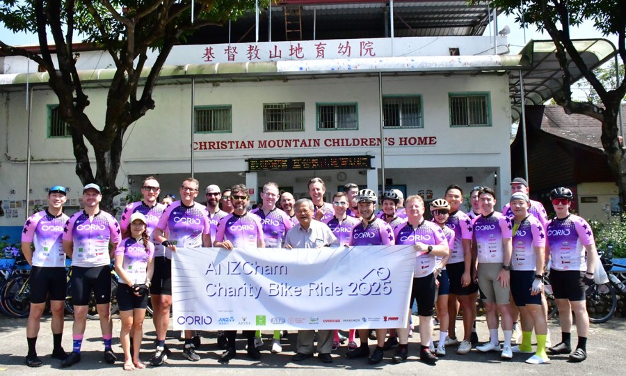 澳紐商會ANZCham Charity Bike Ride公益單車行 深入台灣南部 為孤苦兒童募款